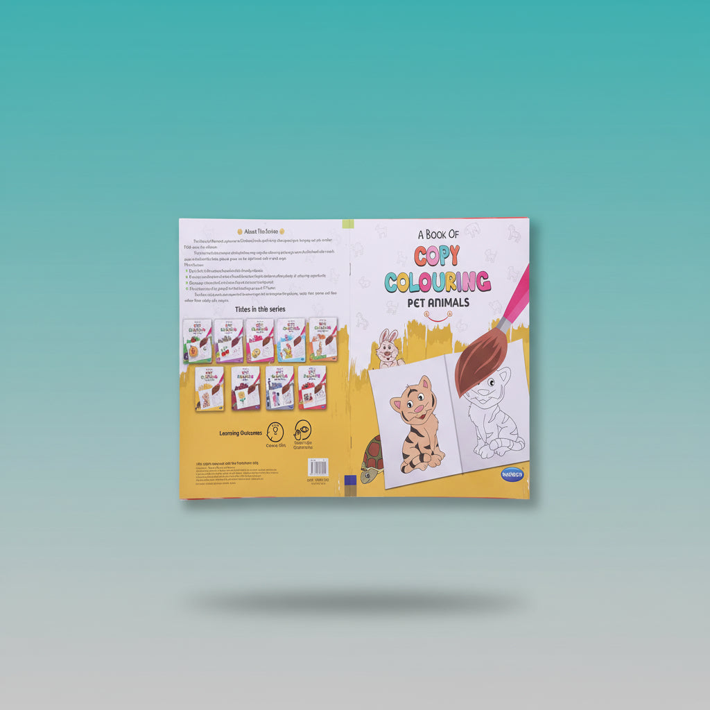 Navneet A Book of Copy Colouring- Pet Animals by Gifthubmart