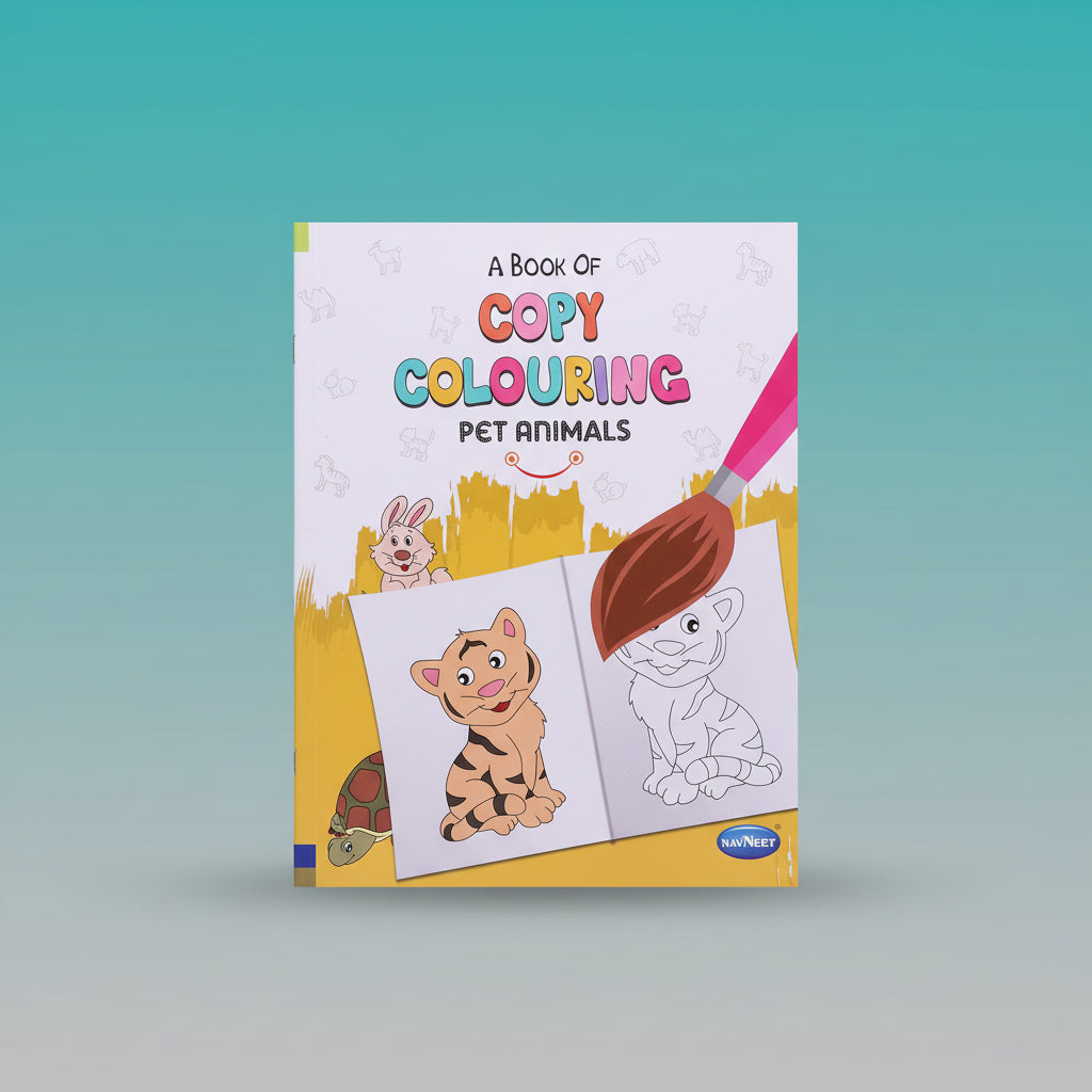 Navneet A Book of Copy Colouring- Pet Animals by Gifthubmart