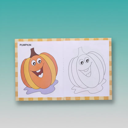 Navneet A Book of Copy Colouring - Vegetables by Gifthubmart
