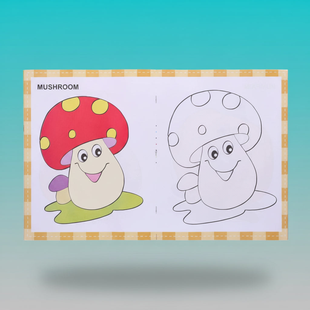 Navneet A Book of Copy Colouring - Vegetables by Gifthubmart