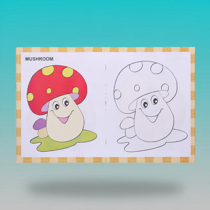 Navneet A Book of Copy Colouring - Vegetables by Gifthubmart