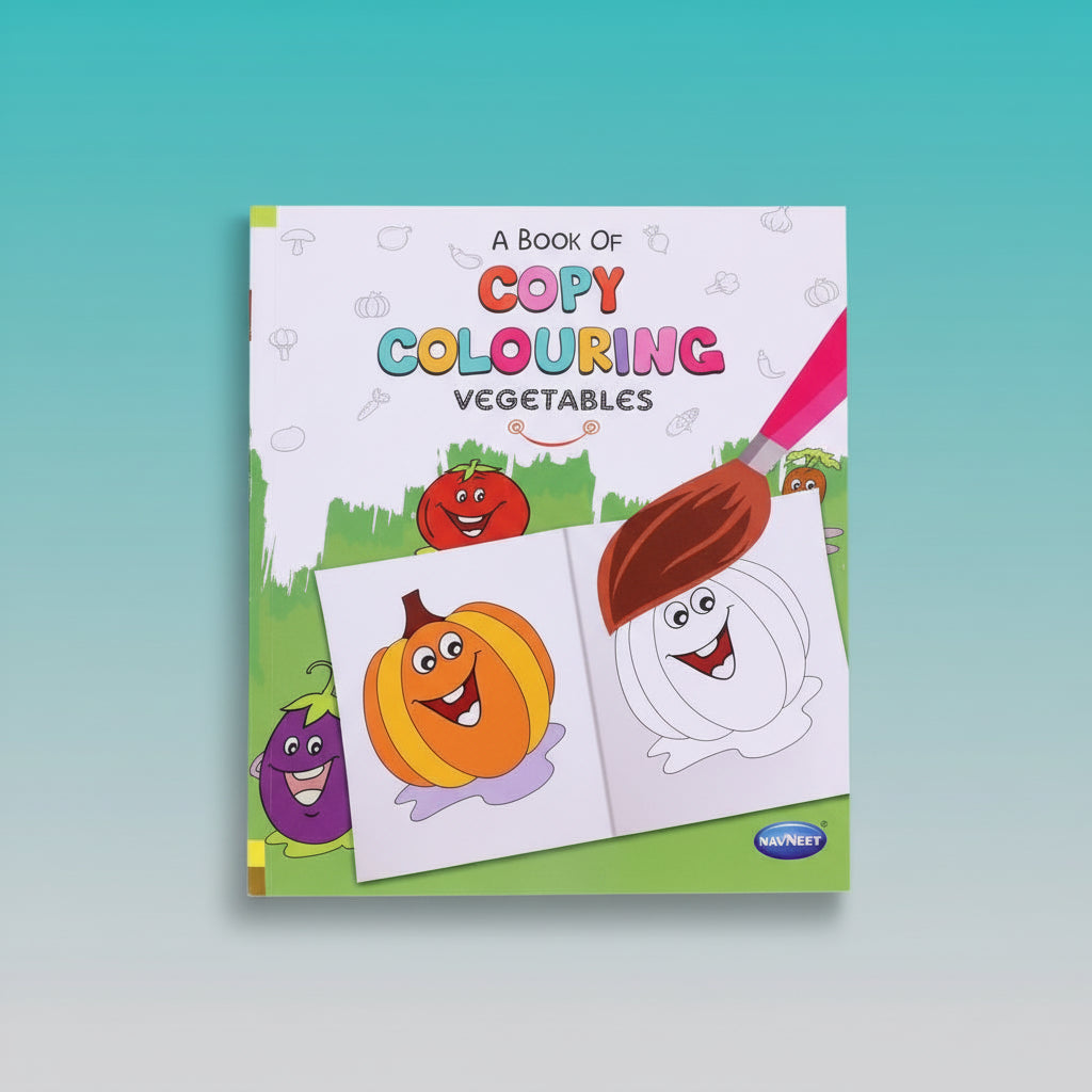 Navneet A Book of Copy Colouring - Vegetables by Gifthubmart