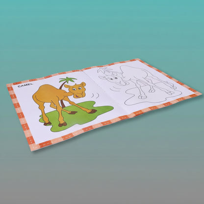Navneet A Book of Copy Colouring- Wild Animals by Gifthubmart