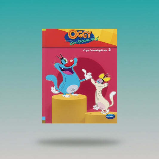 Navneet Copy Colouring Book 2 - Oggy and the Cockroches by Gift Hub Mart