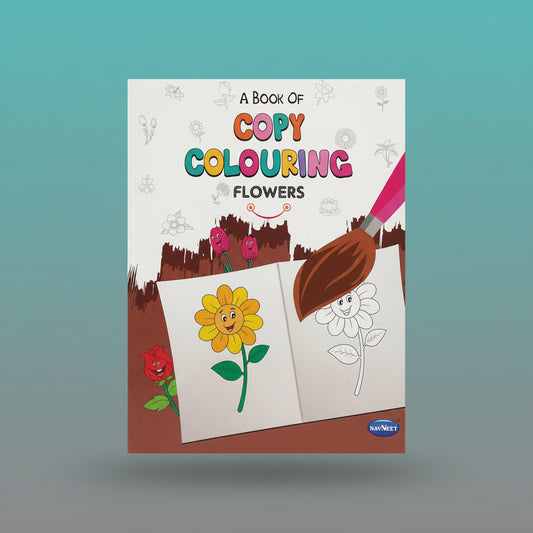 Navneet Copy Colouring Book- Flowers by Gift Hub Mart