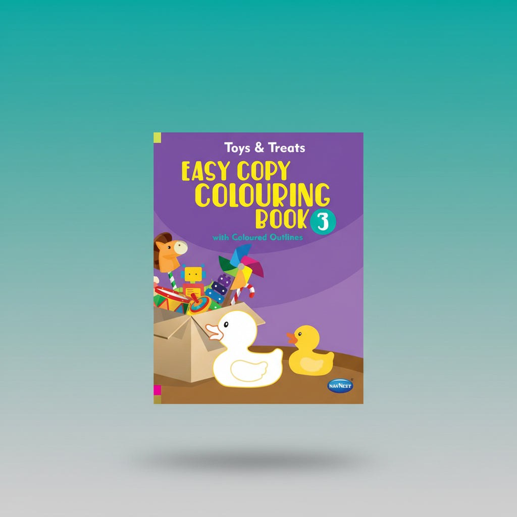 Navneet Easy Copy Colouring Book 3 by Gifthubmart