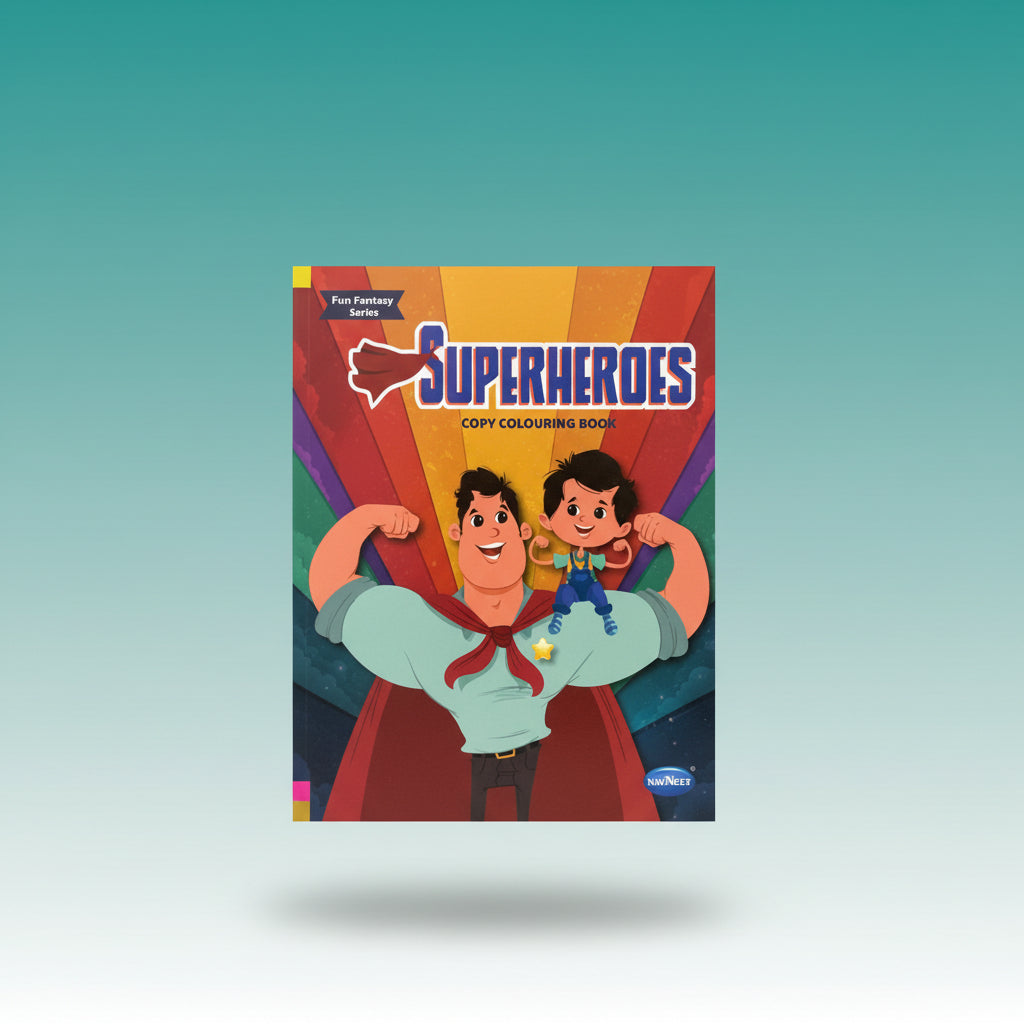Navneet Fun Fantasy Series- Superheroes by Gift Hub Mart