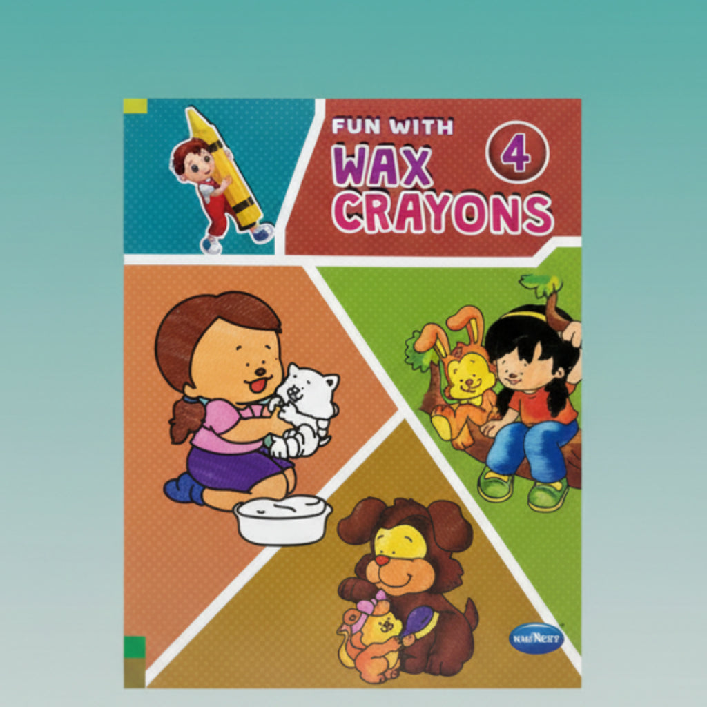 Navneet Fun with Wax Crayons 4 by Gifthubmart