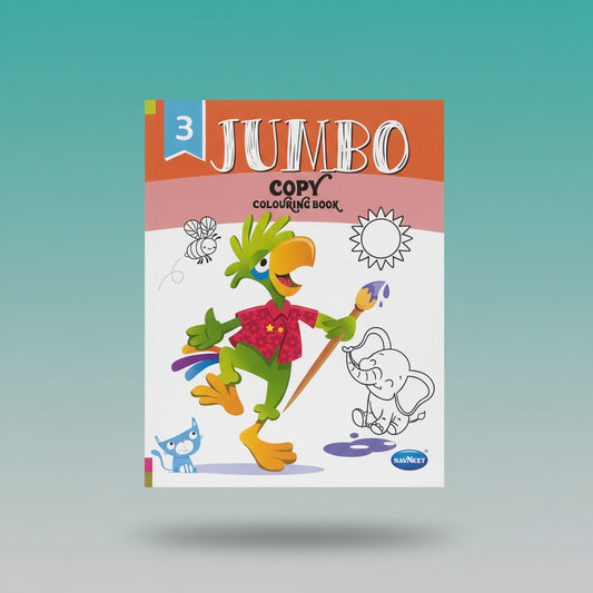 Navneet Jumbo Copy Colouring Book 3 by Gift Hub Mart