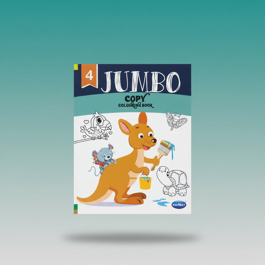 Navneet Jumbo Copy Colouring Book 4 by Gift Hub Mart