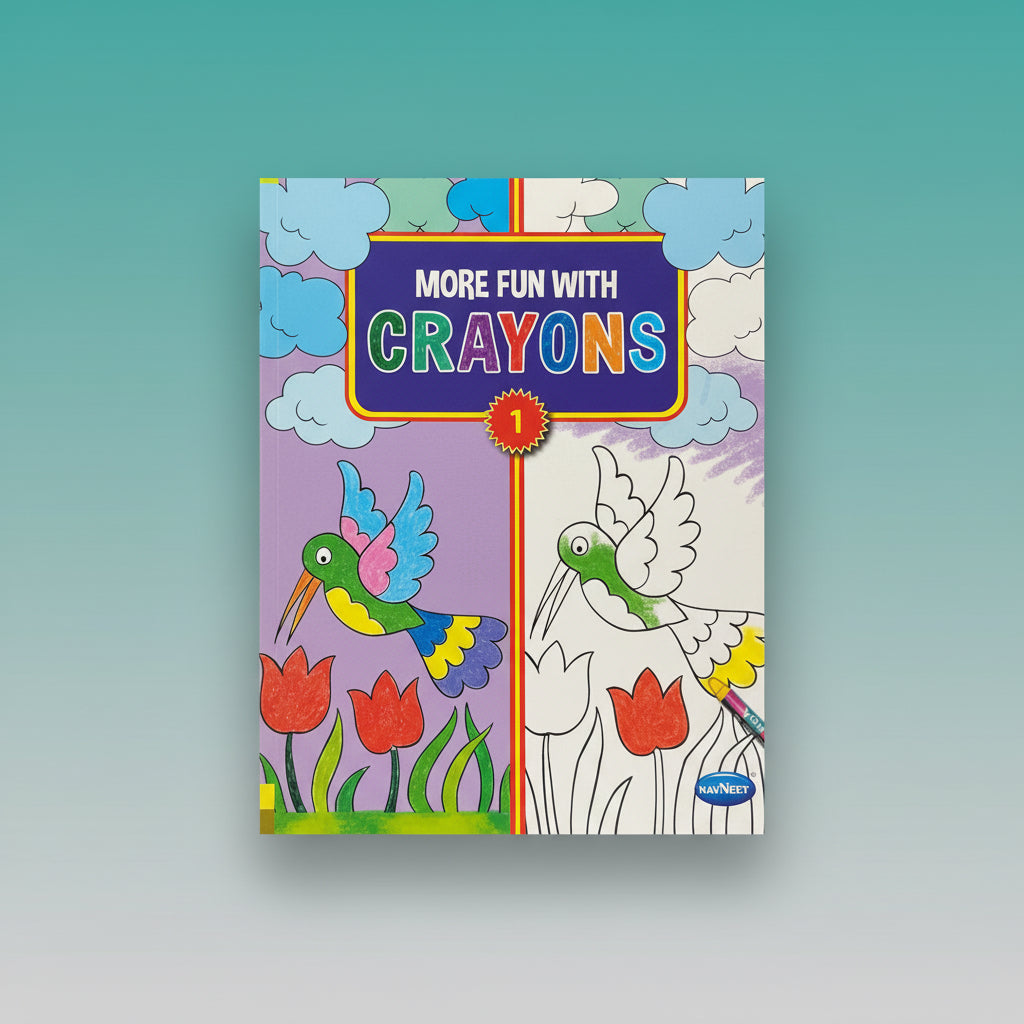 Navneet More Fun with Crayons 1 by Gifthubmart