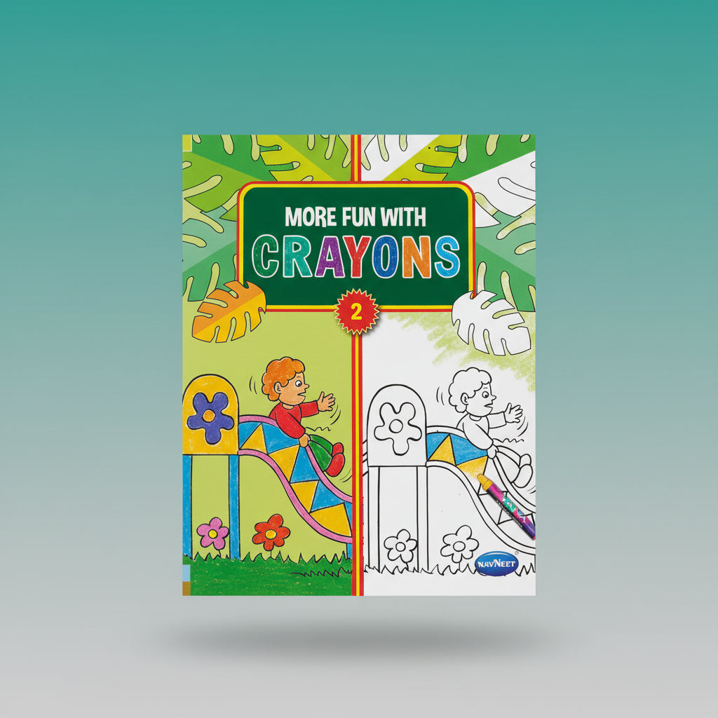 Navneet More Fun with Crayons 2 by Gifthubmart