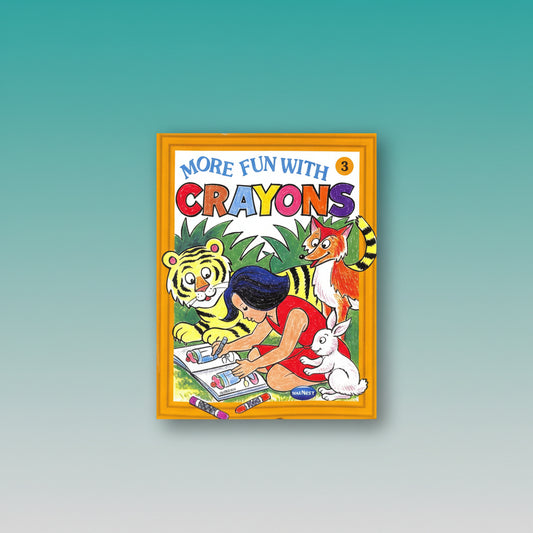 Navneet More Fun with Crayons 3 by Gifthubmart