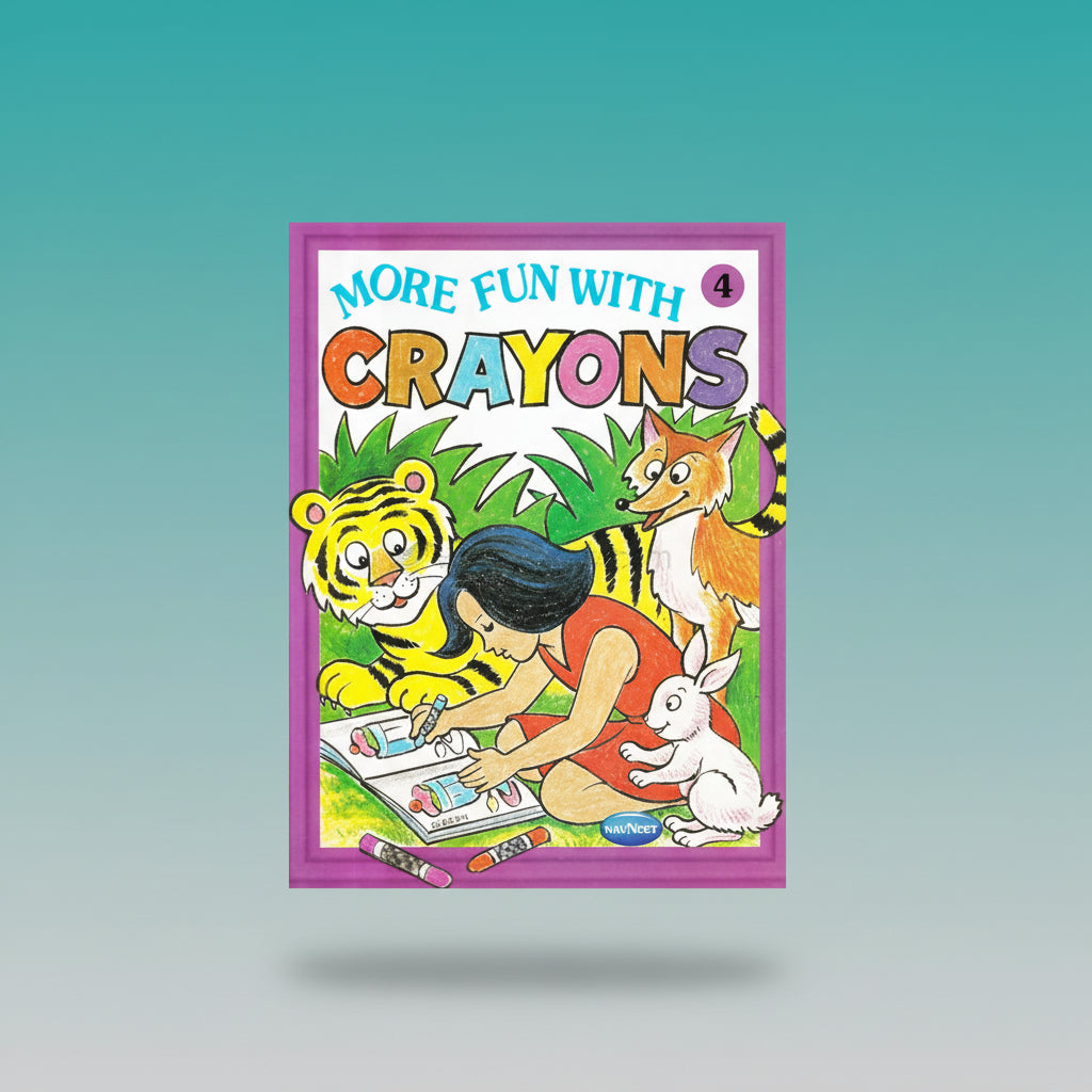 Navneet More Fun with Crayons 4 by Gifthubmart