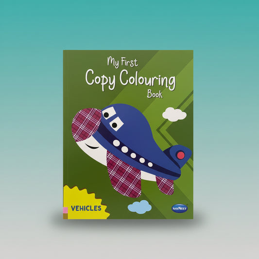 Navneet My First Copy Colouring Book- Vehicles by Gift Hub Mart