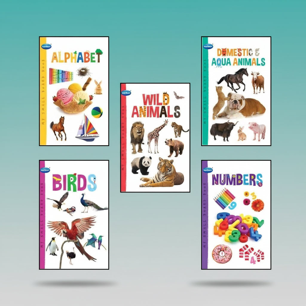 Navneet My Small Board Book Domestic & Aqua Animals by Gifthubmart
