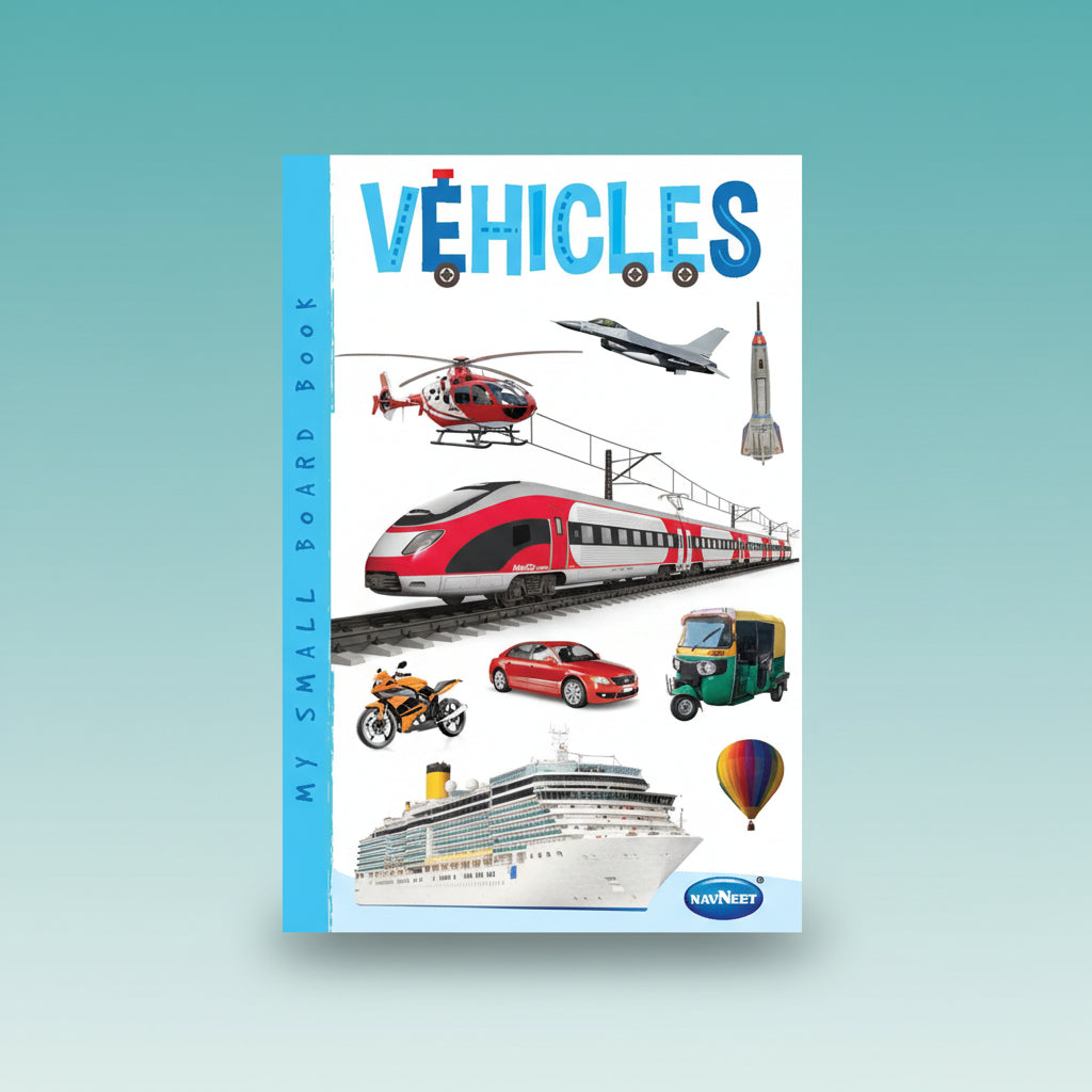 Navneet My Small Board Book Vehicles by Gifthubmart