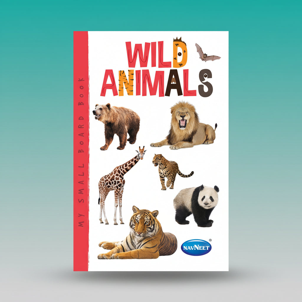 Navneet My Small Board Book Wild Animals by Gifthubmart