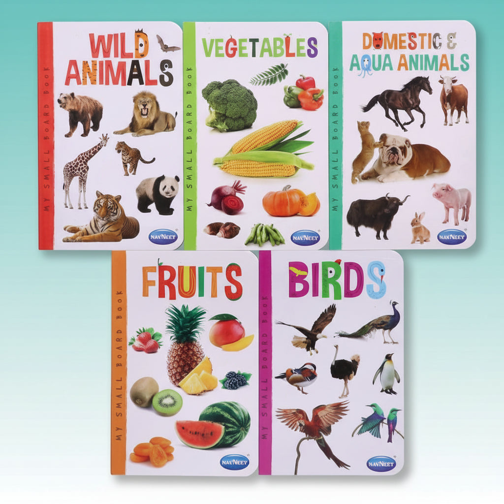Navneet My Small Board Book Wild Animals by Gifthubmart