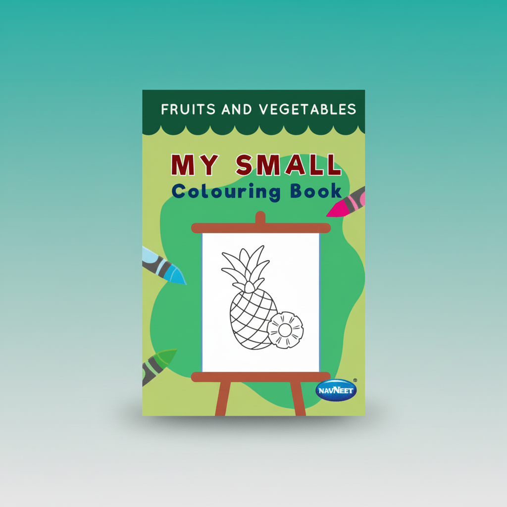 Navneet My Small Colouring Book Fruits & Vegetables by Gifthubmart