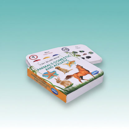 Navneet Tiny Board Book Animals Domestic & Aqua by Gifthubmart