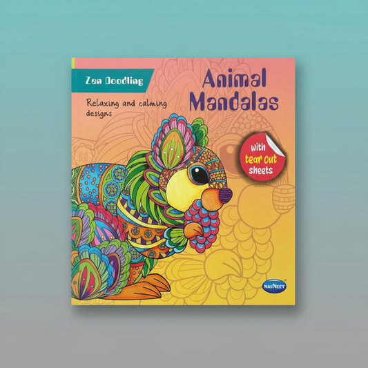 Navneet Zen Doodling- Animal Mandalas by Gift Hub Mart