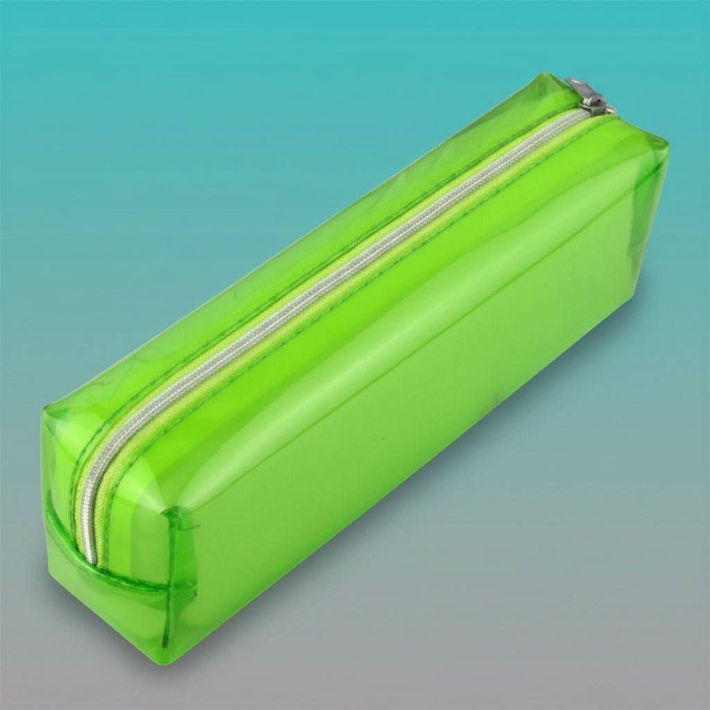 Neon Transparent Pencil Pouch by Gifthubmart
