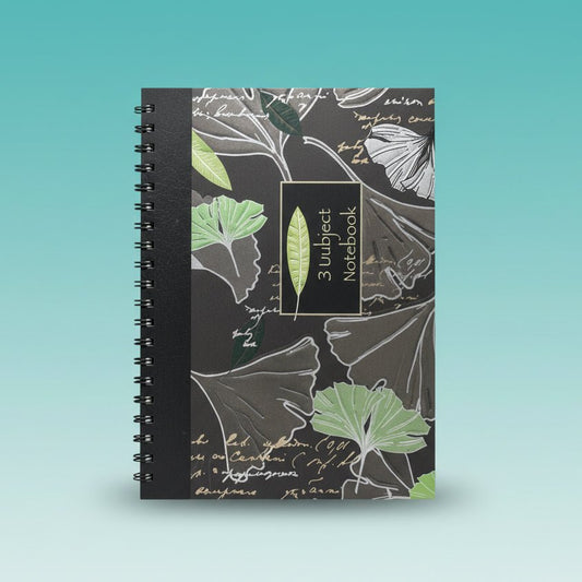 Nightingale 5 Subject Notebook A6 Leaves by Gifthubmart