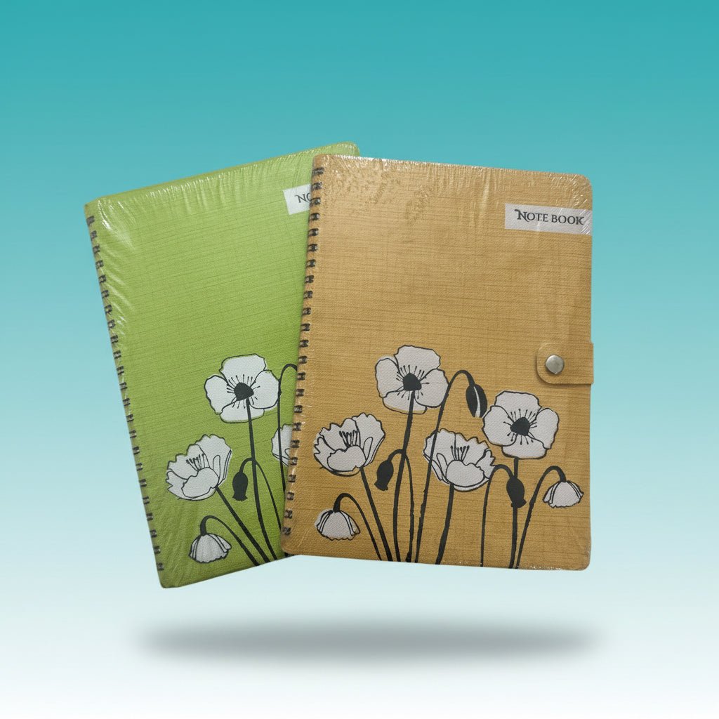 Nightingale Rustic Spiral Notebook by Gifthubmart
