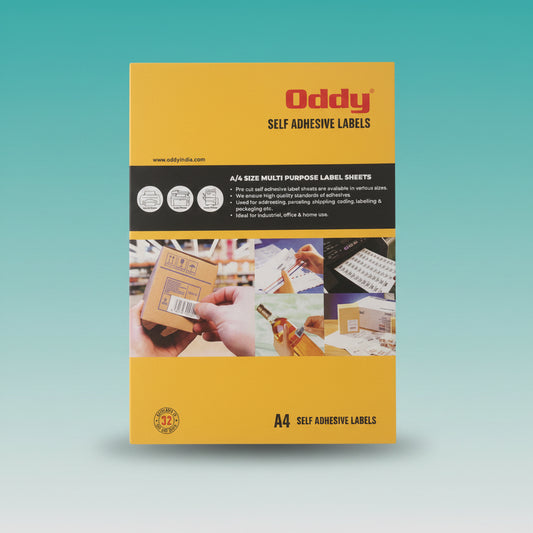Oddy A4 Self Adhesive Label Paper by Gift Hub Mart