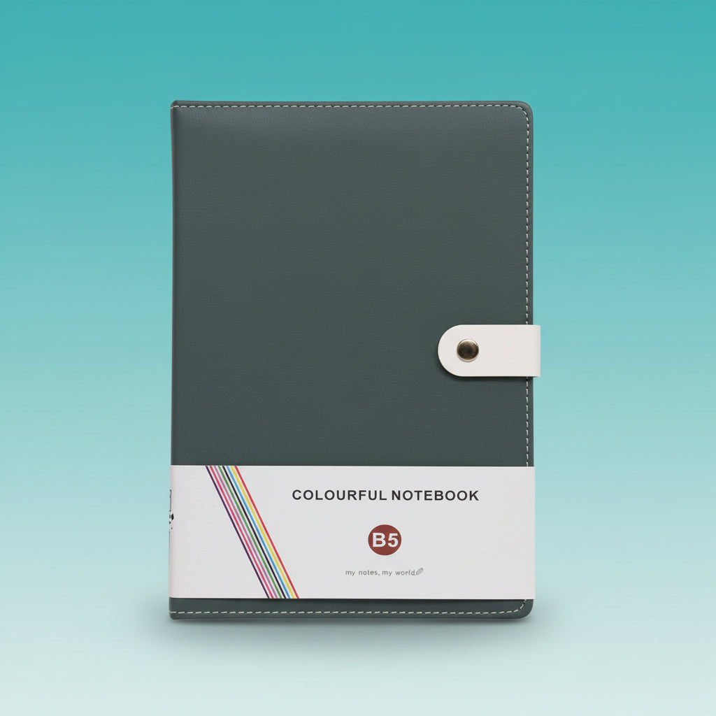 Office Diary with Button Flap B5 (Ruled) by Gifthubmart