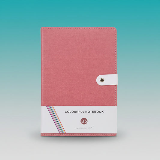 Office Diary with Button Flap B5 (Ruled) by Gifthubmart