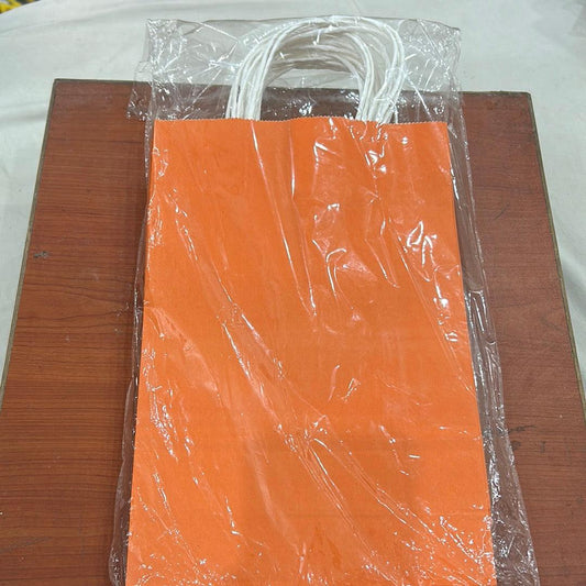 Orange Paper Bag by Gifthubmart
