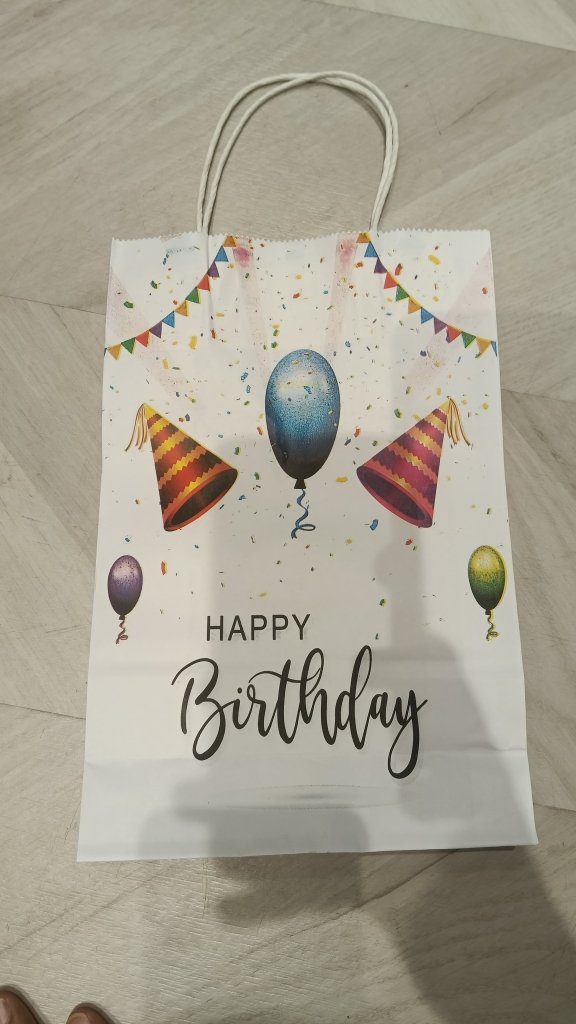 Paper Bag- Happy Birthday 7x10 inch