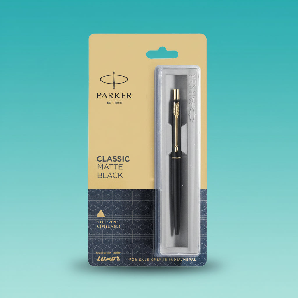 Parker Classic Matte Black GT Ball Pen by Gifthubmart