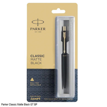 Parker Classic Matte Black GT Ball Pen