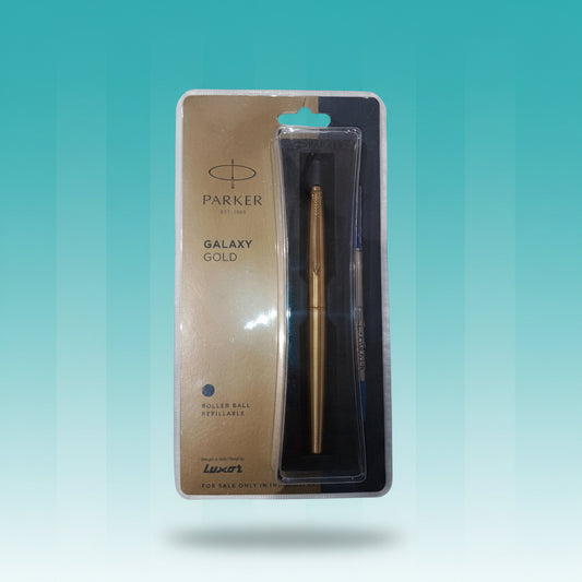 Parker Galaxy Gold Roller Ball Pen by Gift Hub Mart