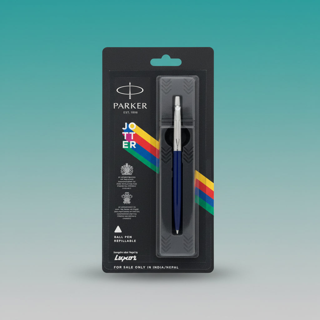 Parker Jotter Standard Chrome Trim Ball Pen by Gifthubmart
