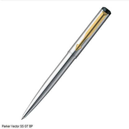 Parker Vector SS Gold Trim Ball Pen