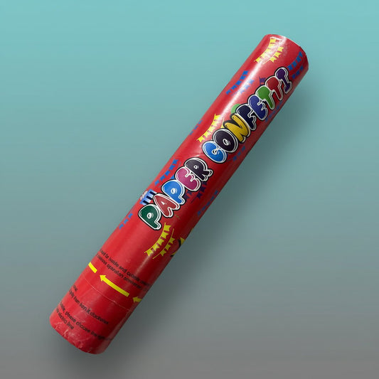 Party Poppers Small Confetti red cylinder popper by Gifthubmart