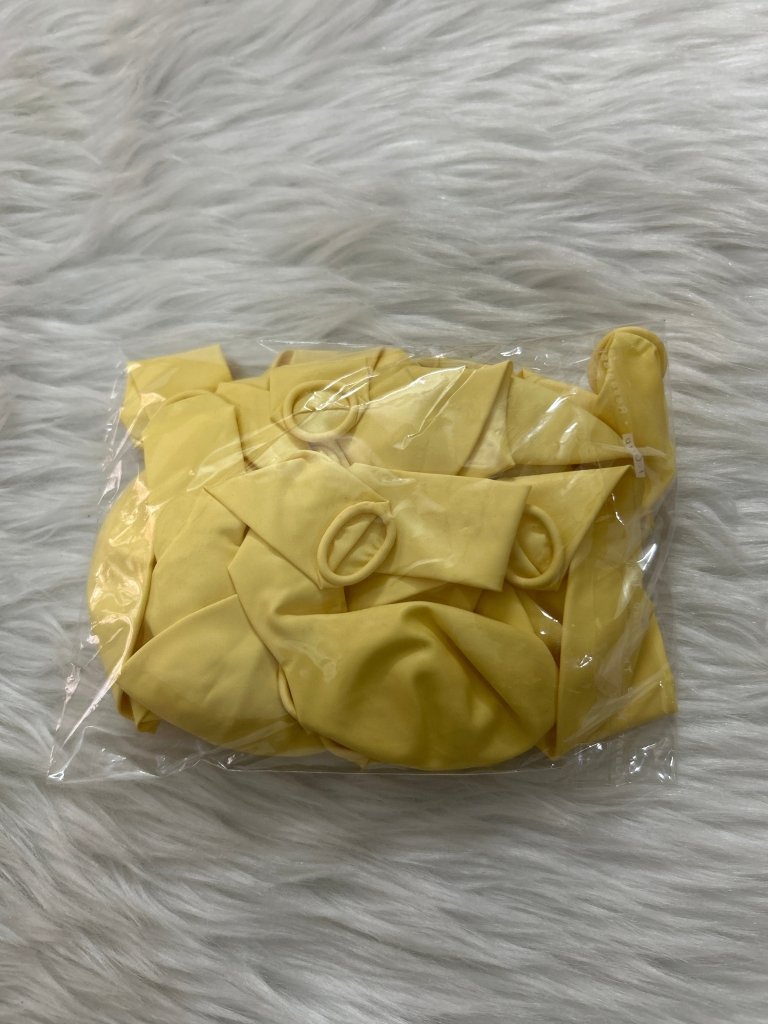 Pastel Balloon Pale Yellow by Gift Hub Mart