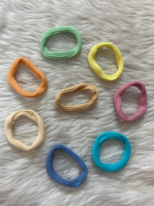 Pastel Multicolour Rubber Band Pack of 4 by Gift Hub Mart