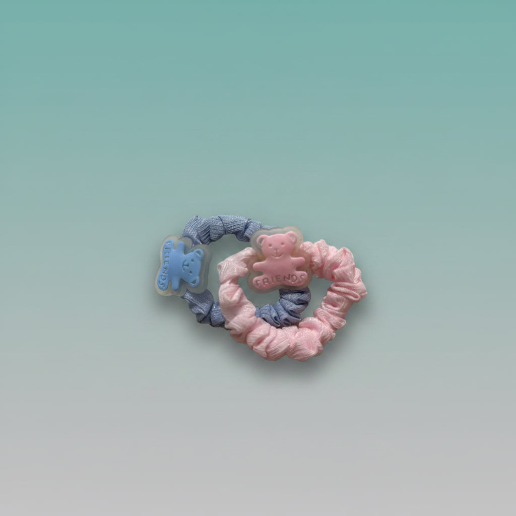 Pastel Organza Schruncies Pack of 2 by Gift Hub Mart