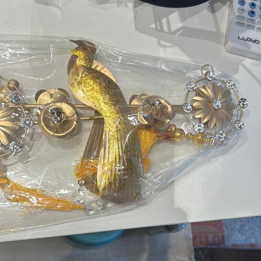 Peacock Metal Bandewar by Gifthubmart