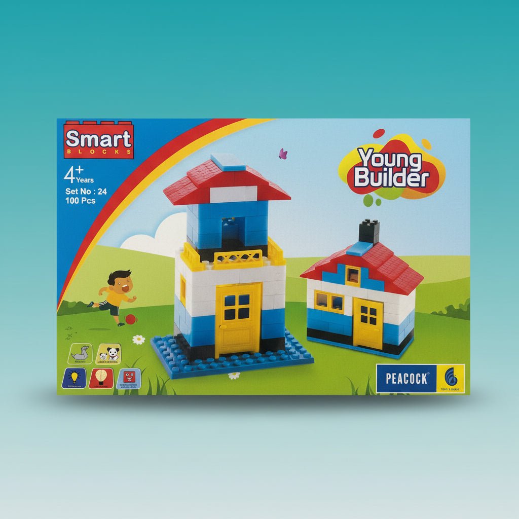 Peacock Young Builder 4+ by Gifthubmart