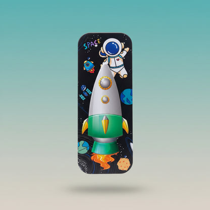 Pencil Box - Metal Rocket by Gift Hub Mart