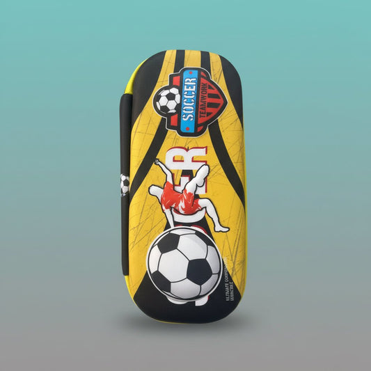 Pencil Box Single Chain (Soccer) by Gift Hub Mart