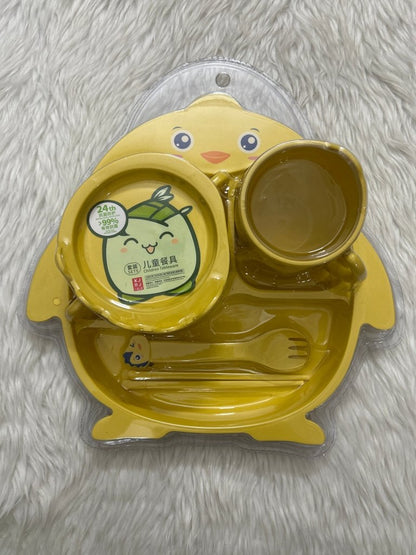 Penguin Dinner Set For Kids by Gift Hub Mart