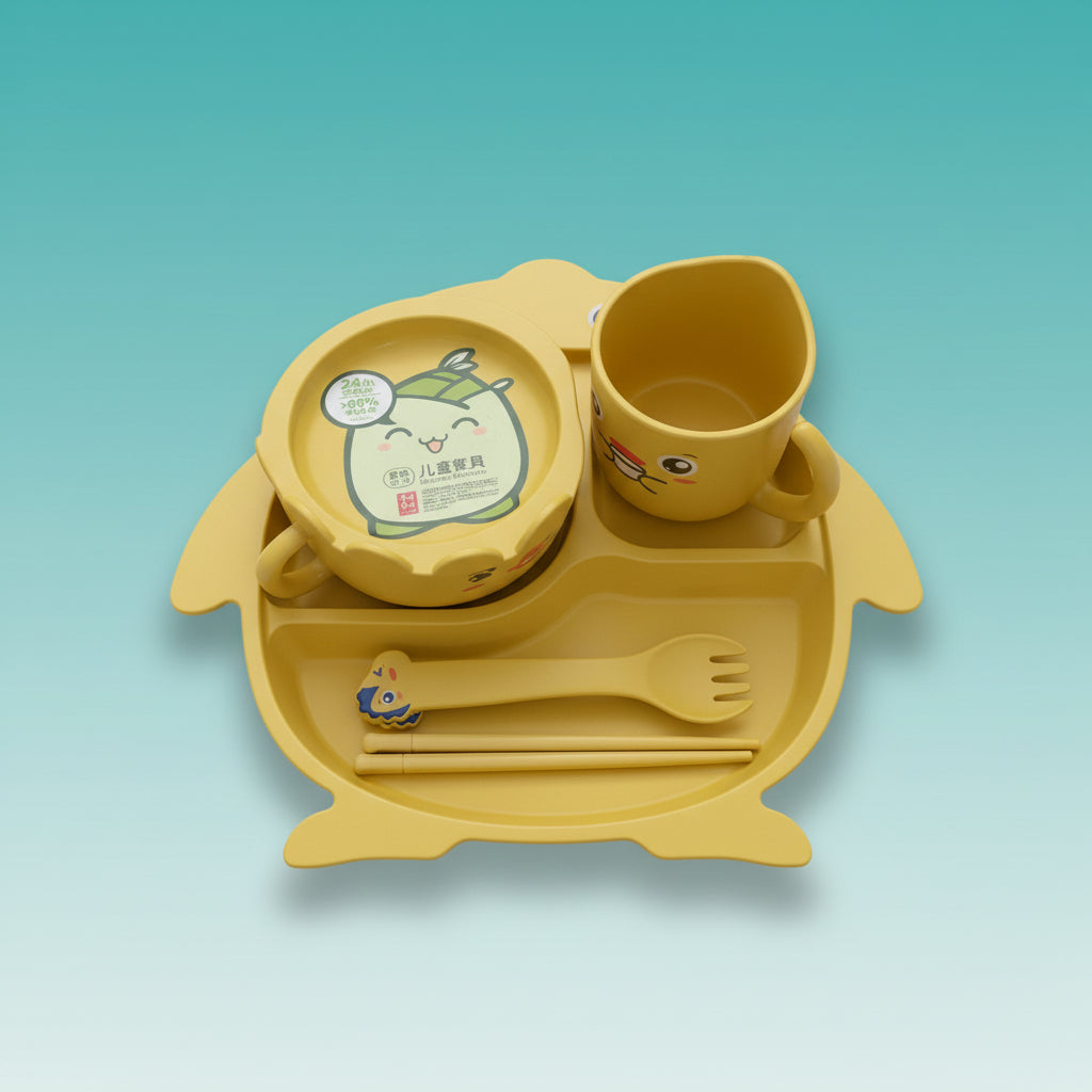 Penguin Dinner Set For Kids by Gift Hub Mart