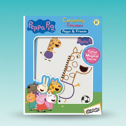 Peppa & Family Colouring Frames by Gifthubmart
